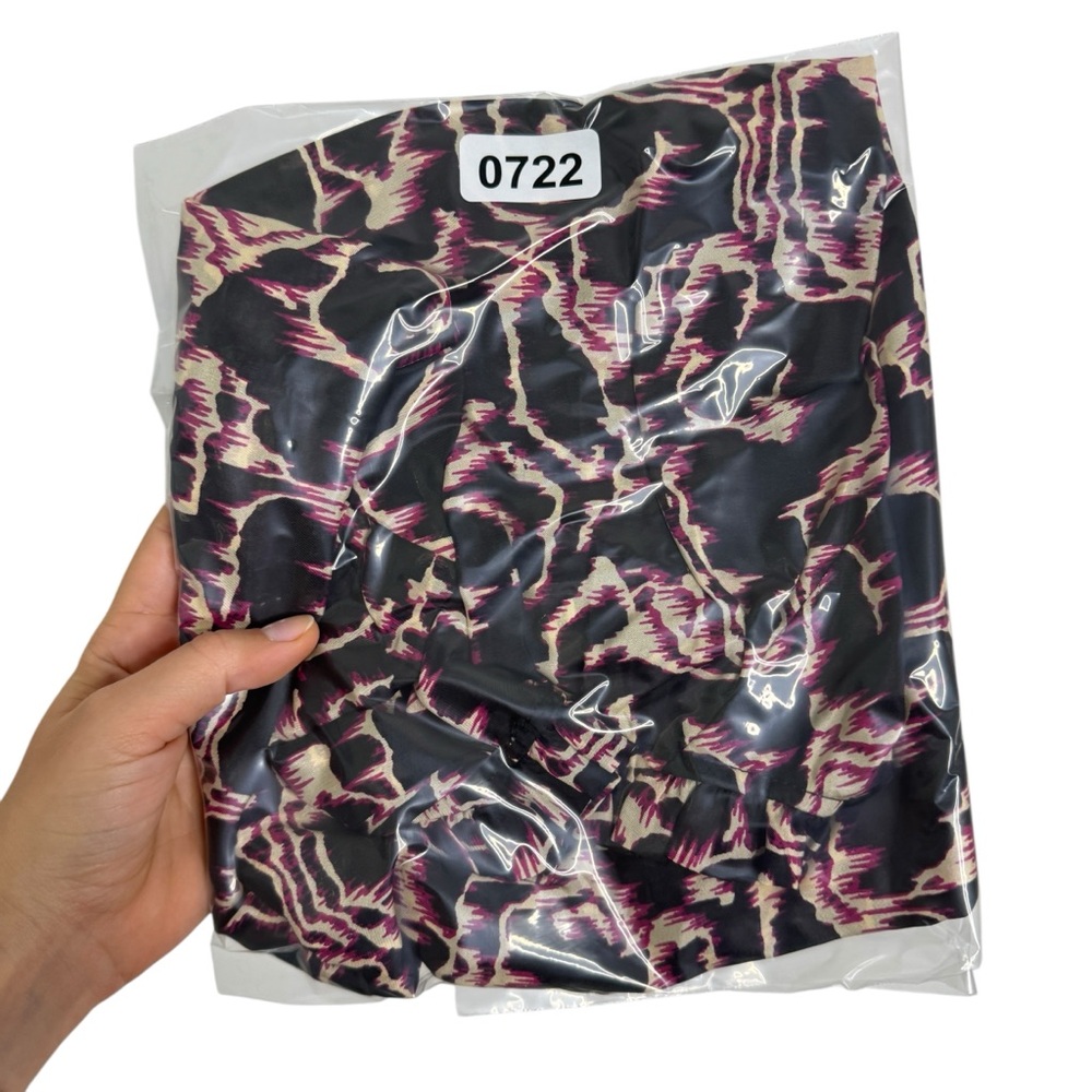 Ba&sh‎ Toste Print Long Sleeve Silk Top - Picture 8 of 8